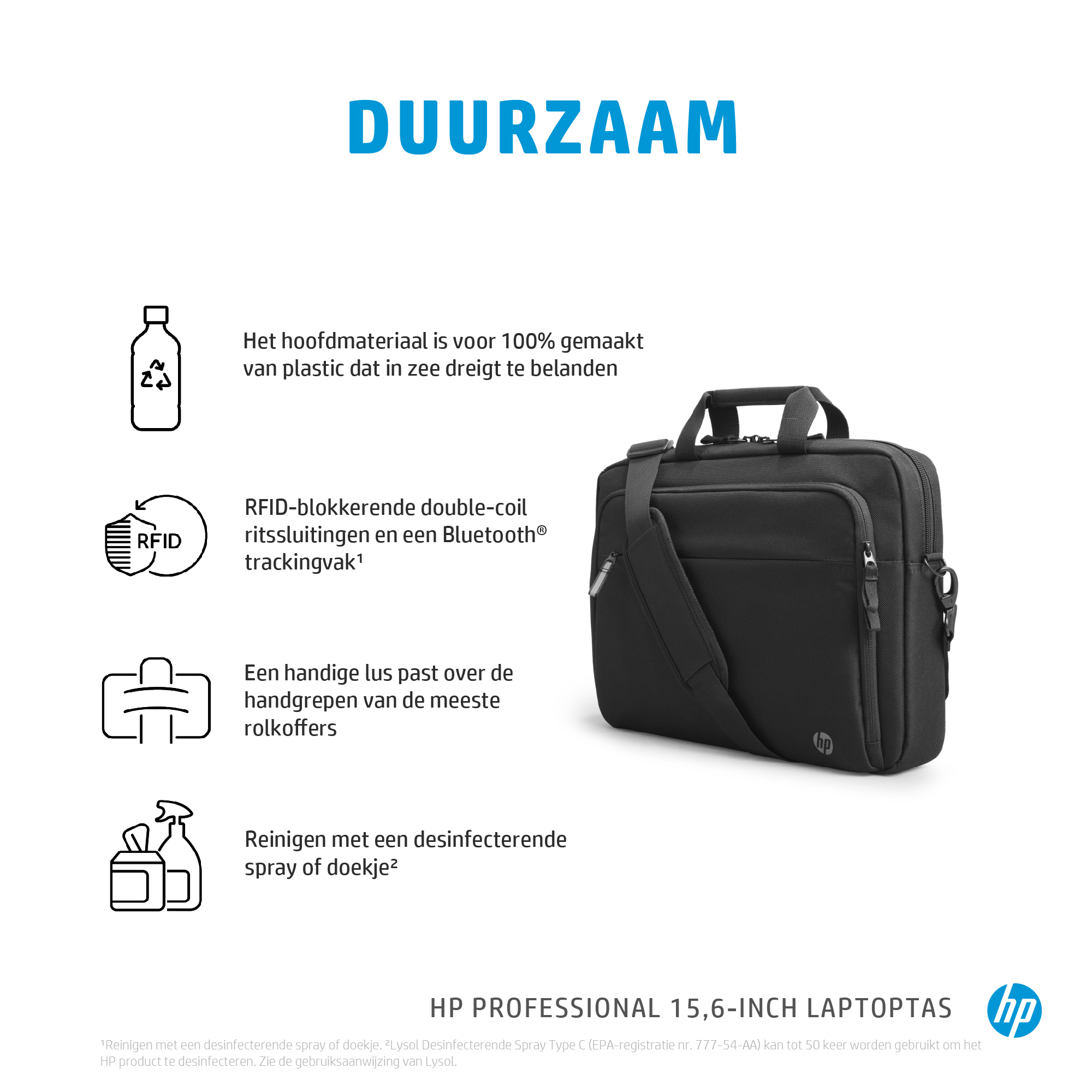 HP Professional 15,6-inch laptoptas - Afbeelding 7