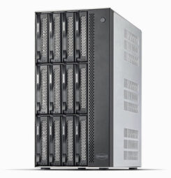 TerraMaster T12-500 Pro NAS Mini Tower Intel® Core™ i7 16 GB DDR5 0 TB Grijs