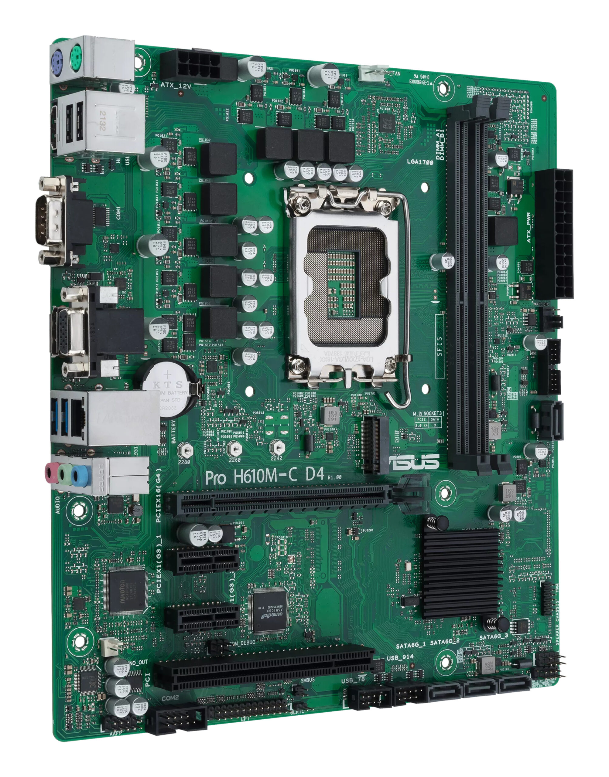 ASUS PRO H610M-C D4-CSM Intel H610 LGA 1700 micro ATX - Afbeelding 4
