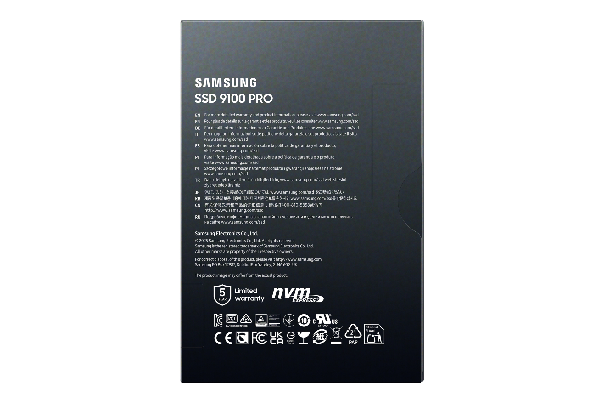 Samsung MZ-VAP2T0 2 TB M.2 PCI Express 5.0 NVMe V-NAND TLC - Afbeelding 8
