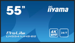 iiyama LH5541UHS-B2 beeldkrant Kiosk-ontwerp 138,7 cm (54.6") LCD 500 cd/m² 4K Ultra HD Zwart Type processor 24/7 - Afbeelding 3
