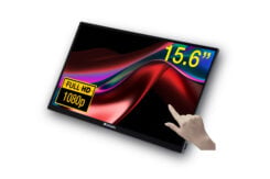Verbatim 49592 computer monitor 39,6 cm (15.6") 1920 x 1080 Pixels Full HD LCD Touchscreen Zwart