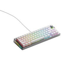 Glorious Gaming GMMK 3 PRO 65% Prebuilt toetsenbord Gamen USB QWERTY Amerikaans Engels Zilver