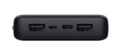 Trust Primo Powerbank - 20000 mAh – Snellader – Batterij Indicatie - USB A, USB C – Universele Powerbank – voor Samsung, Apple – 15 Watt – ECO - Zwart - Afbeelding 4