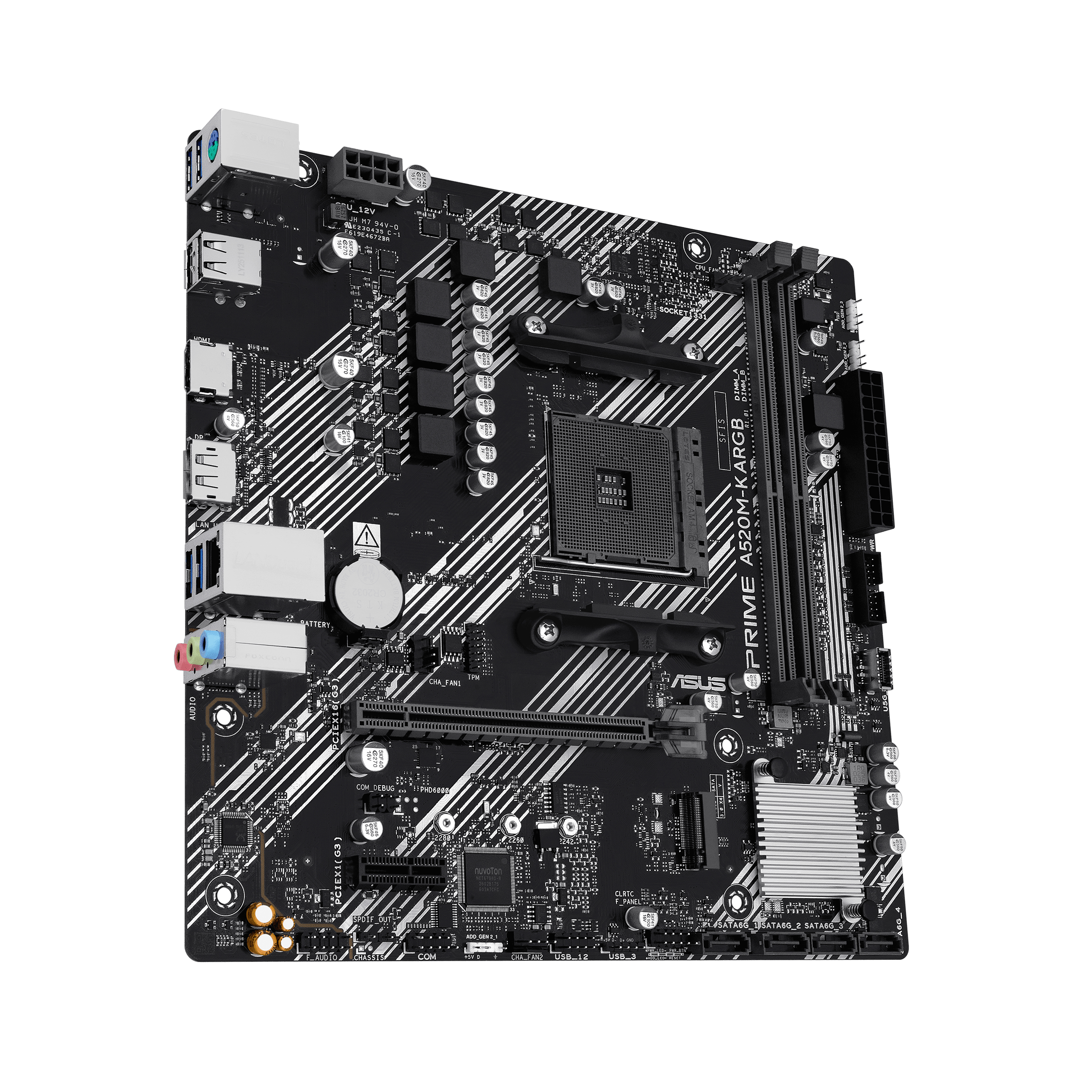 ASUS PRIME A520M-K ARGB AMD A520 Socket AM4 micro ATX - Afbeelding 4