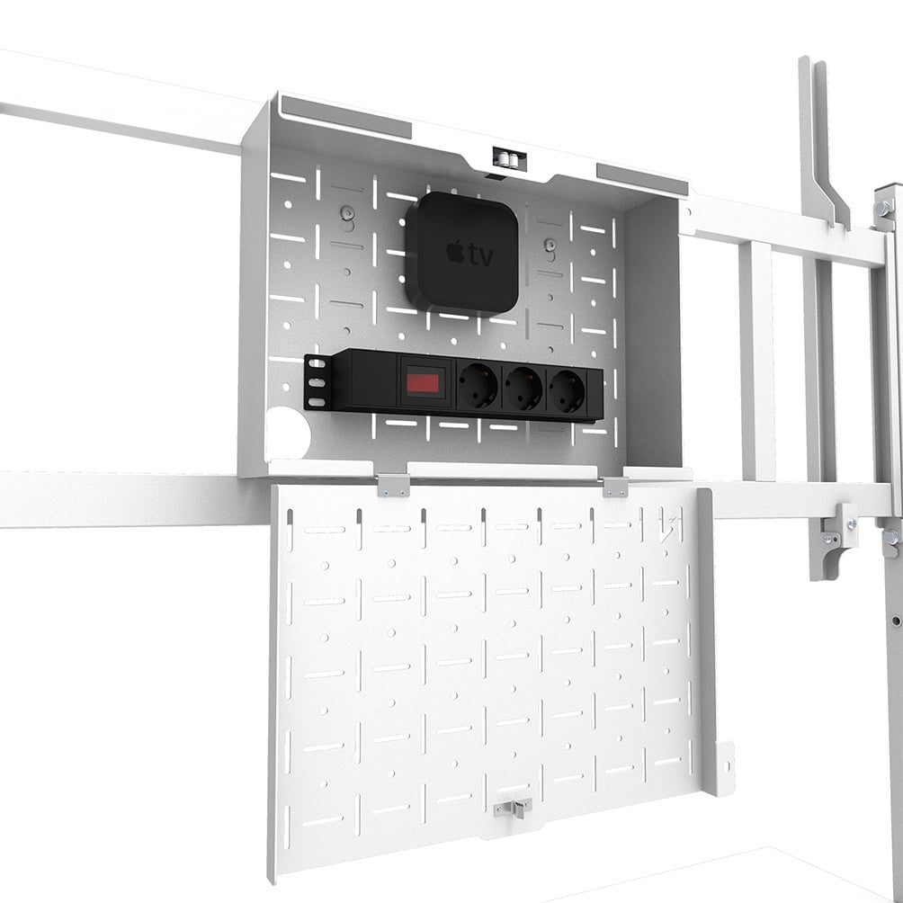 Neomounts FL50-575WH1 TV trolley 65-115" - snelle installatie - TÜV - Afbeelding 9