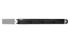 QNAP TS-464eU NAS Rack (1U) Intel® Celeron® N5095 8 GB DDR4 0 TB QNAP Turbo System Aluminium, Zwart - Afbeelding 4