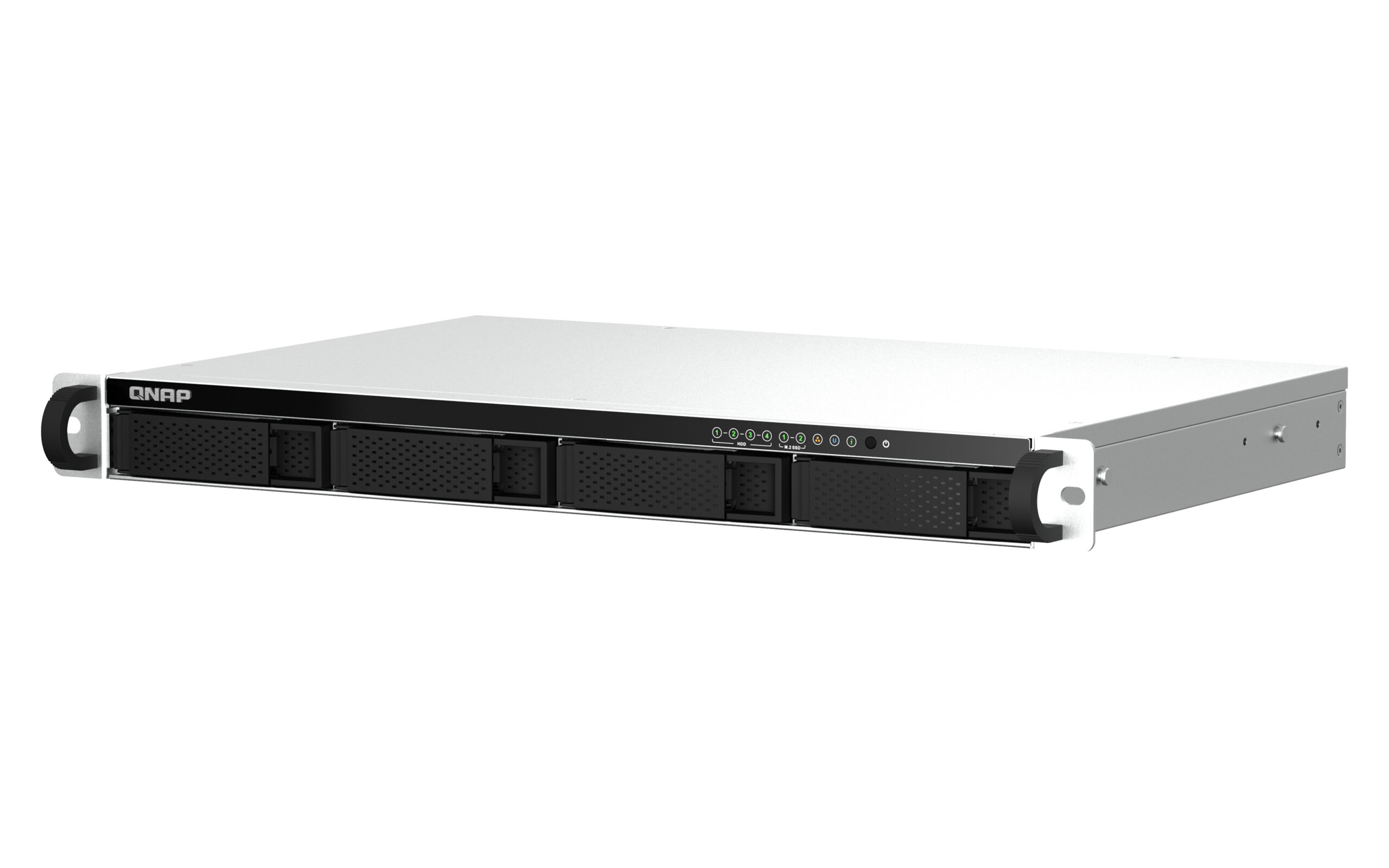 QNAP TS-464eU NAS Rack (1U) Intel® Celeron® N5095 8 GB DDR4 0 TB QNAP Turbo System Aluminium, Zwart - Afbeelding 5