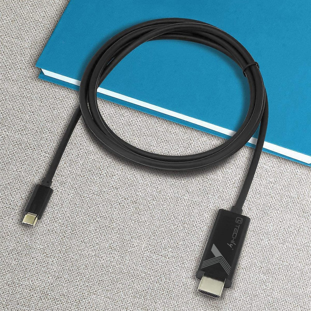 Techly IADAP USBC-HDMI2TY USB grafische adapter 3840 x 2160 Pixels Zwart - Afbeelding 3