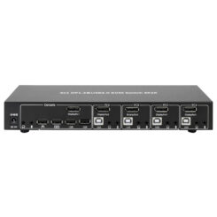 Techly IDATA DP-KVM4 KVM-switch Rack-montage Zwart - Afbeelding 3