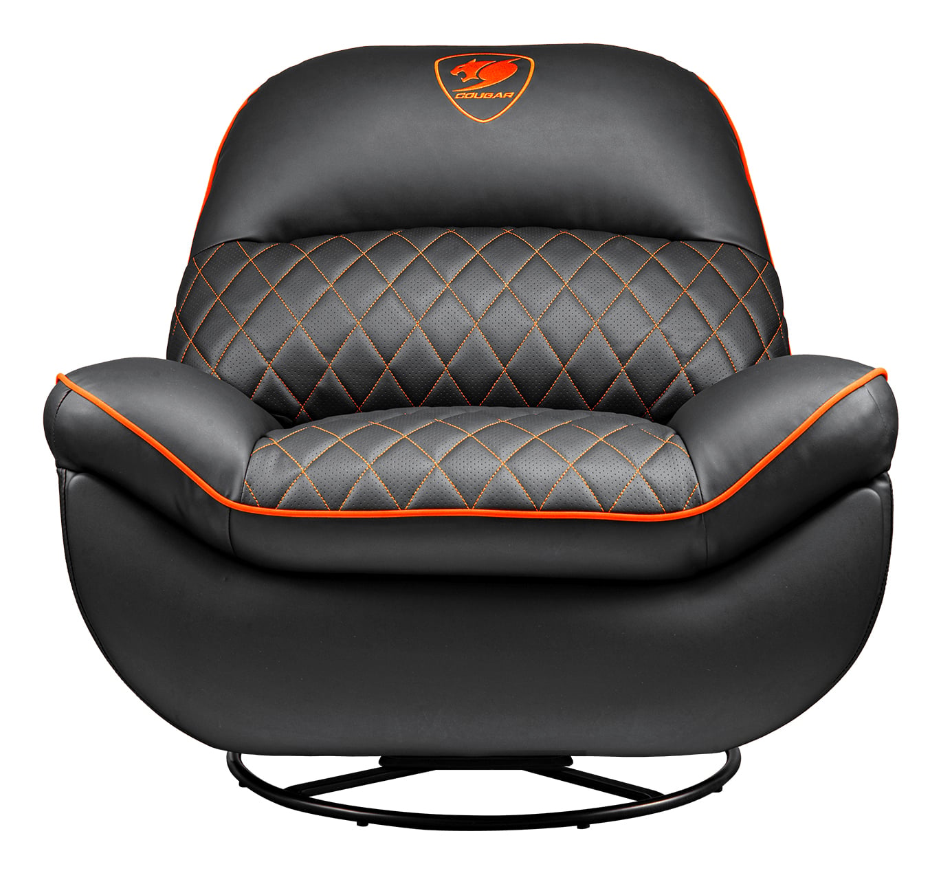 COUGAR CGR-OVL-ORB Gamingbank Gecapitonneerde zitting Zwart - Afbeelding 2