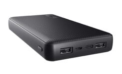 Trust Primo Powerbank - 20000 mAh – Snellader – Batterij Indicatie - USB A, USB C – Universele Powerbank – voor Samsung, Apple – 15 Watt – ECO - Zwart
