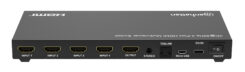 Manhattan HDMI 4K multiviewer/switch met 4 poorten, 4 ingangen naar 1 scherm, 4K@30 Hz, PiP en dual/quad-weergave, knop of afstandsbediening, audio 3,5 mm en Toslink, zwart, 3 jaar garantie - Afbeelding 9