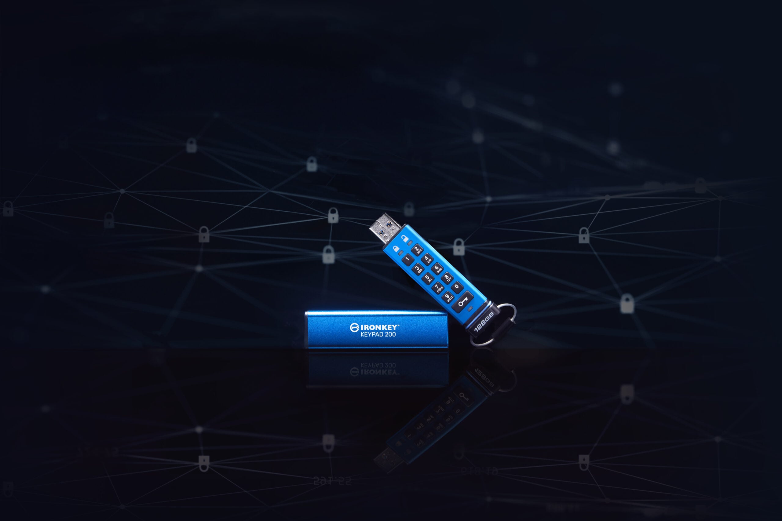 Kingston Technology IronKey 128GB Keypad 200, FIPS 140-3 Lvl 3 AES-256 versleuteld - Afbeelding 6