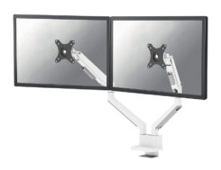 Neomounts DS70-250WH2 Monitorarm 17-32" - gasveer - Topfix - 180°-stop