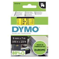 DYMO originele D1 labels | Zwarte Tekst op Geel Label | 9 mm x 7 m | Zelfklevende etiketten voor de LabelManager labelprinter | gemaakt in Europa - Afbeelding 3