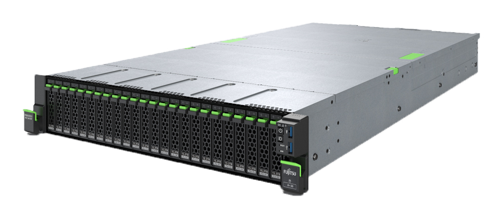 Fujitsu PRIMERGY RX2540 M7 server 0 GB Rack (2U) Intel® Xeon® Gold 5415+ 2,9 GHz 32 GB DDR5-SDRAM 900 W