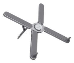 Trust Macy Opvouwbare aluminium laptopstandaard – ergonomische laptopstandaard – opvouwbaar ontwerp – Aluminium/Grijs - Afbeelding 3