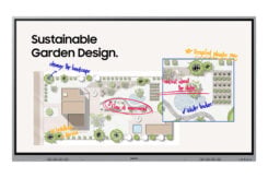 Samsung WE75FX interactief whiteboard 190,5 cm (75") 3840 x 2160 Pixels Touchscreen Grijs HDMI