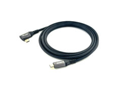 Equip USB 2.0 C naar C 90° haakse kabel, M/M, 3,0 m, PD 100W, zwart - Afbeelding 2