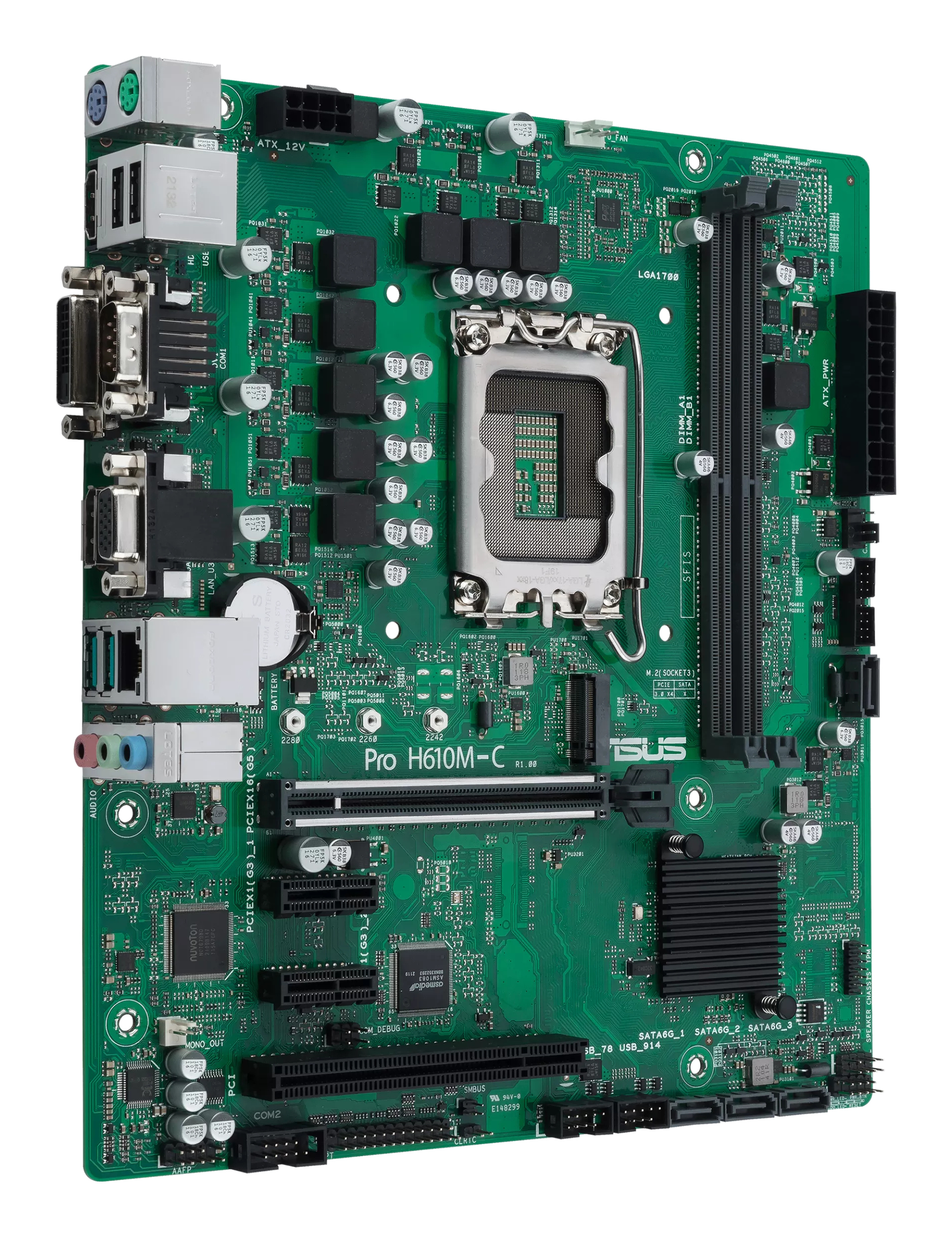 ASUS Pro H610M-C-CSM Intel H610 LGA 1700 micro ATX - Afbeelding 4