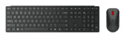 Lenovo 4X31S04843 toetsenbord Inclusief muis Kantoor RF-draadloos + Bluetooth Frans, Duits Zwart - Afbeelding 2