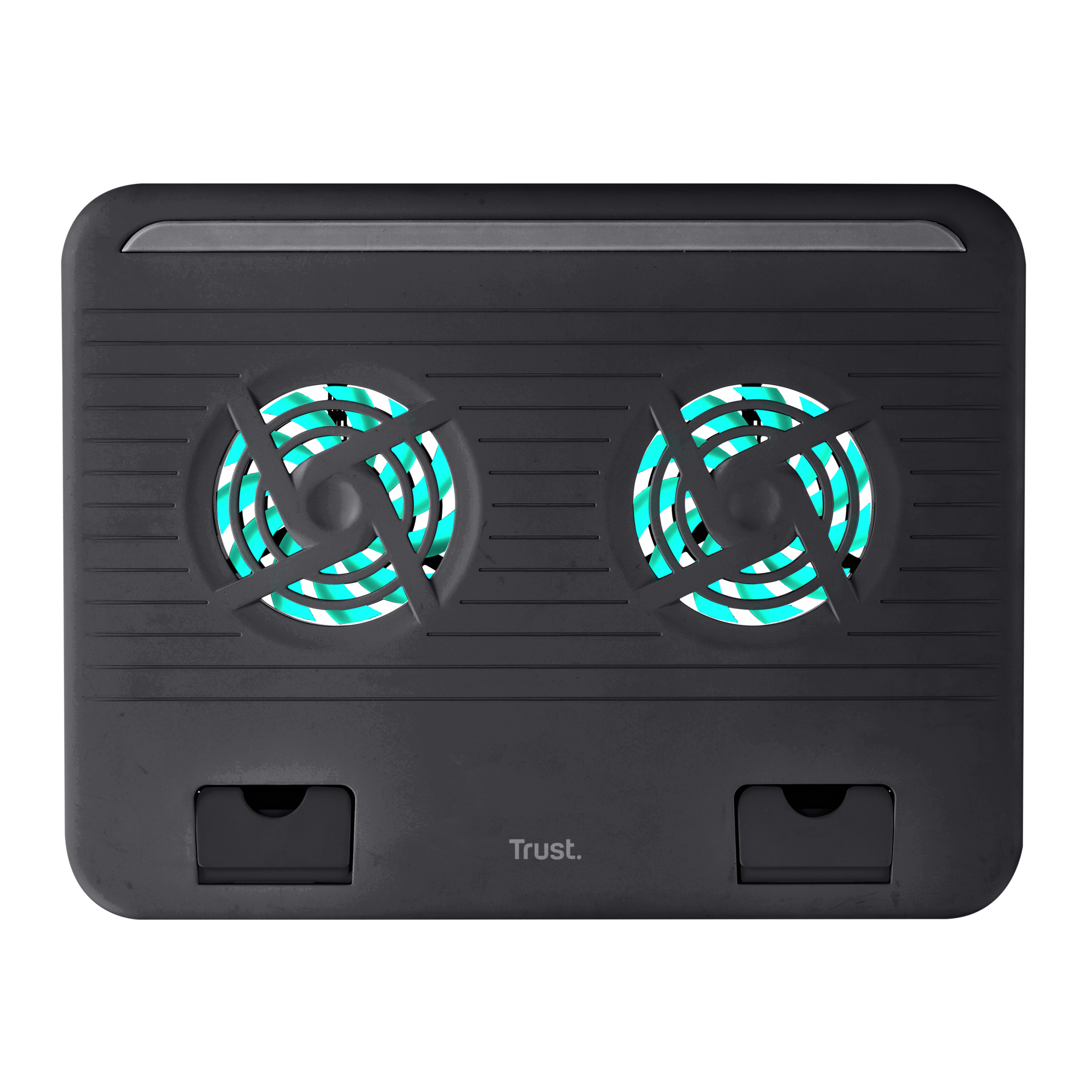 Trust Cyclone Laptop Cooling Stand - Laptopkoeler – 2 ventilatoren – Verstelbare hoek – Zwart - Afbeelding 6
