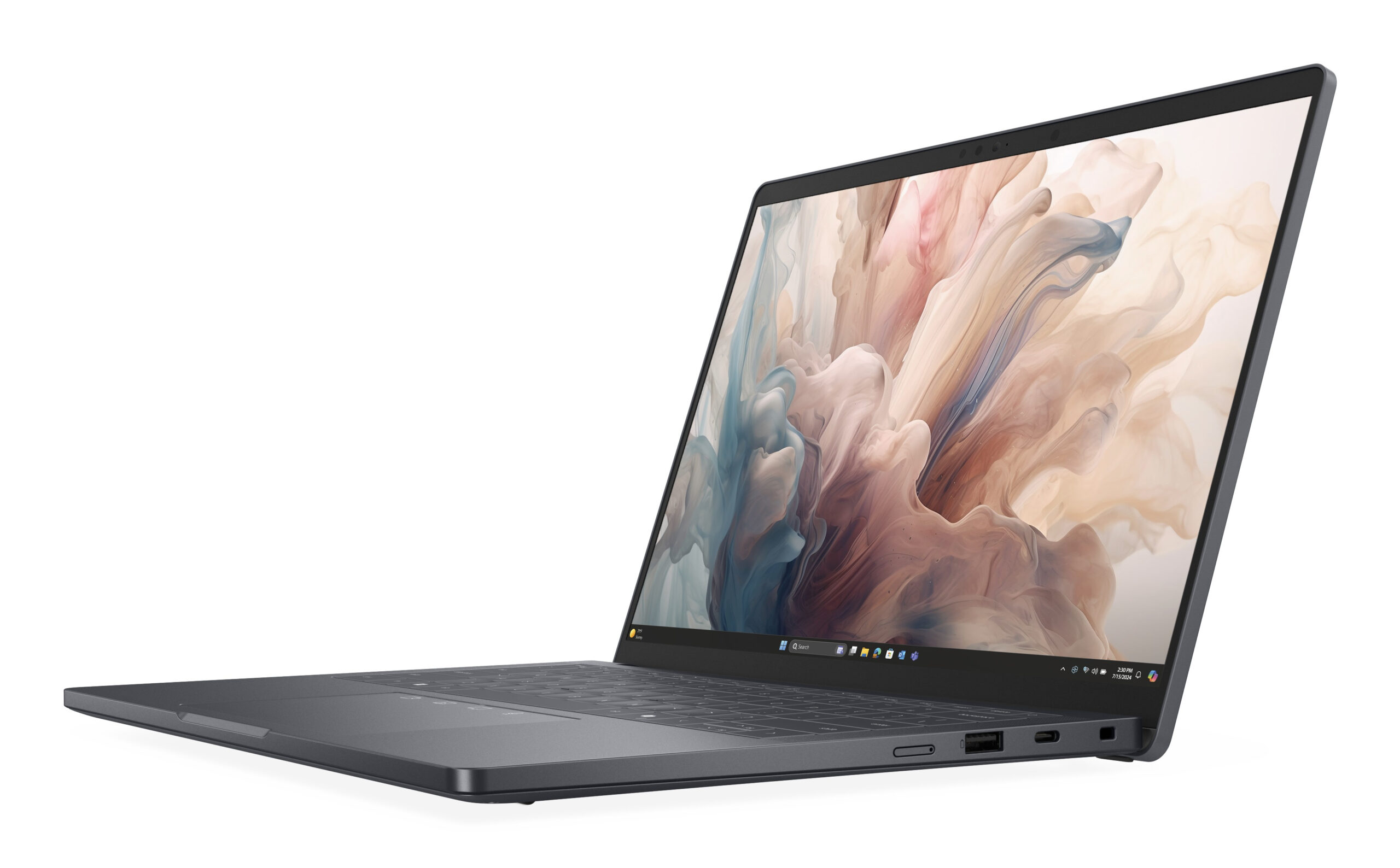 DELL Pro 14 Premium PA14250 Copilot+ PC Intel Core Ultra 7 268V Laptop 35,6 cm (14") Full HD+ 32 GB LPDDR5x-SDRAM 512 GB SSD Wi-Fi 7 (802.11be) Windows 11 Pro Belgisch Grijs - Afbeelding 4
