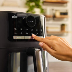 Braun HF 5075 Enkel Vrijstaand 2000 W Heteluchtfriteuse Zwart, Grijs - Afbeelding 4