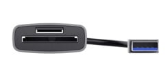 Trust Dalyx Snelle USB‑kaartlezer – geheugenkaartlezer – USB 3.2‑kaartlezer – Aluminium behuizing – Zilver - Afbeelding 5