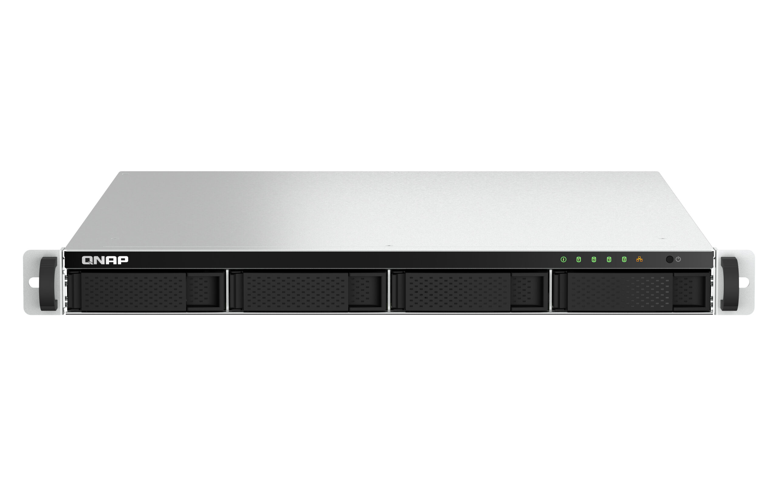 QNAP TS-464U NAS Rack (1U) Intel® Celeron® N5095 8 GB DDR4 0 TB QNAP Turbo System Aluminium, Zwart - Afbeelding 2