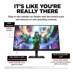 OMEN by HP 27 inch QHD 240 Hz gaming monitor - OMEN 27qs - Afbeelding 18
