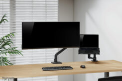 Neomounts DS70S-950BL1 Monitorarm 17-49" - gasveer - Topfix - 180°-stop - Afbeelding 18
