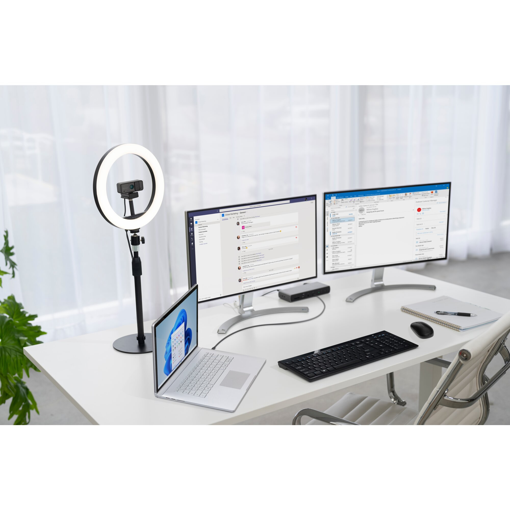 Kensington W1050 1080p Fixed Focus Wide Angle Webcam - Afbeelding 3