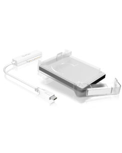 ICY BOX IB-AC703-C HDD-/SSD-behuizing Doorschijnend, Wit 2.5" - Afbeelding 4