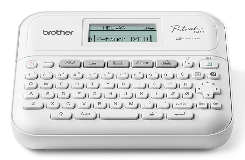Brother PT-D410VP labelprinter ZINK (Zero-Ink) 180 x 180 DPI Bedraad TZe QWERTY - Afbeelding 2