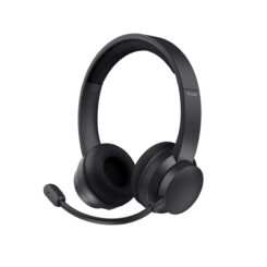 Trust Ayda Draadloze Headset - Bluetooth headset – USB-C aansluiting – Zwart - Afbeelding 2
