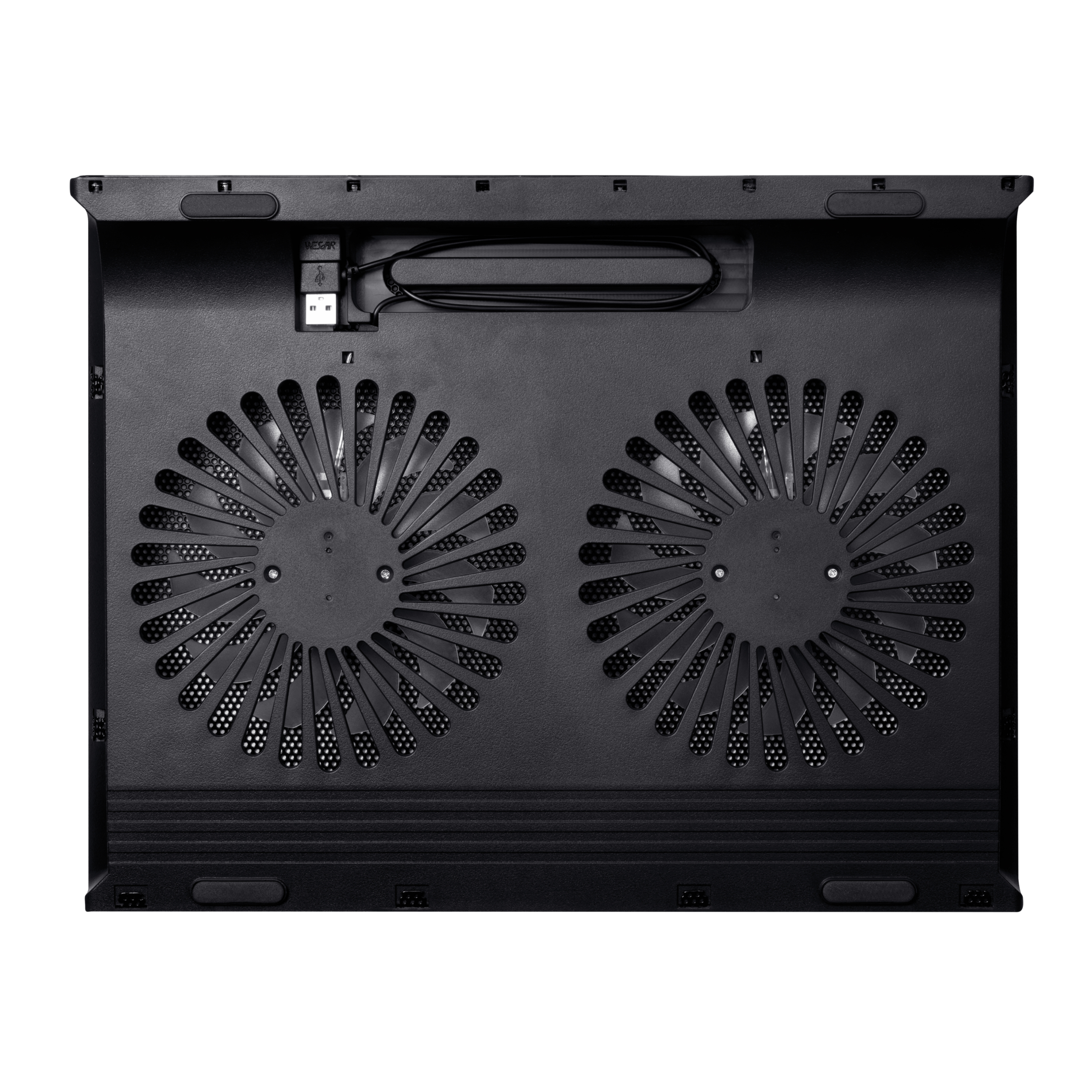 Trust Azul Laptop Cooling Stand - Laptopkoeler – 2 ventilatoren – Voor laptops tot 17,3 inch – Zwart - Afbeelding 7