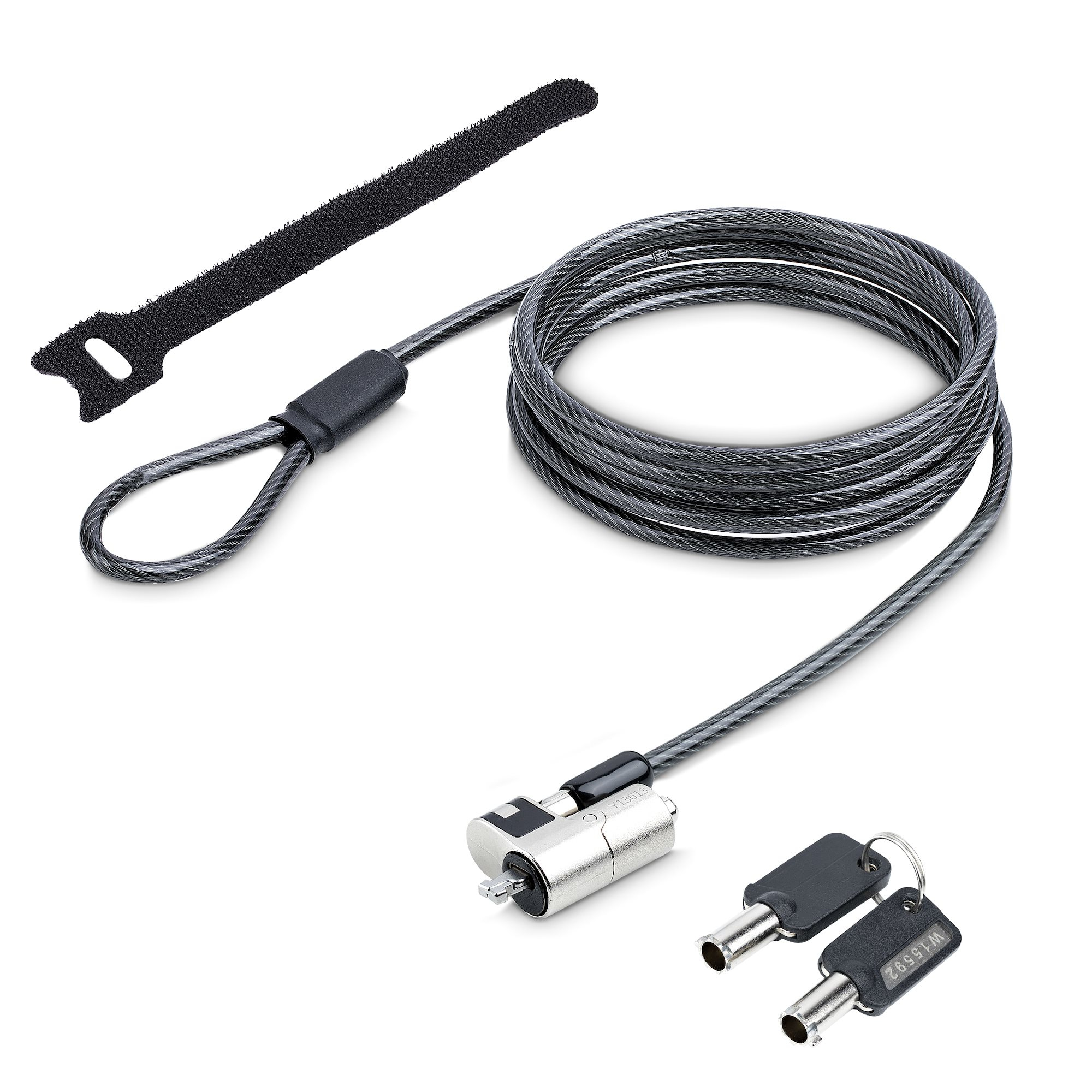 StarTech.com NANOK-LAPTOP-LOCK kabelslot Zwart, Zilver 2 m - Afbeelding 7