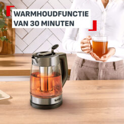 Tefal Element BJ760D 1,7 L waterkoker met temperatuurregeling - Afbeelding 8