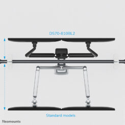 Neomounts DS70-810BL2 Monitorarm 17-32" - gasveer - ruimtebesparend - 180°-stop - Afbeelding 18