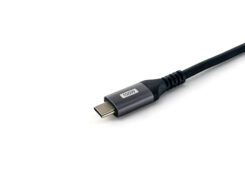 Equip 128891 USB 2.0 C naar C 90° angled kabel, M/M, 1,0 m, PD 100W, zwart - Afbeelding 5
