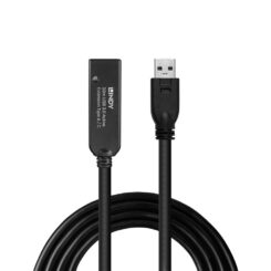 Lindy 43376 USB-kabel USB 3.2 Gen 1 (3.1 Gen 1) 10 m USB A USB C 5 Gbit/s Zwart - Afbeelding 3