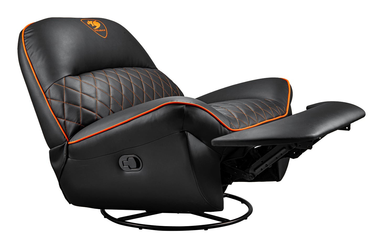 COUGAR CGR-OVL-ORB Gamingbank Gecapitonneerde zitting Zwart - Afbeelding 6