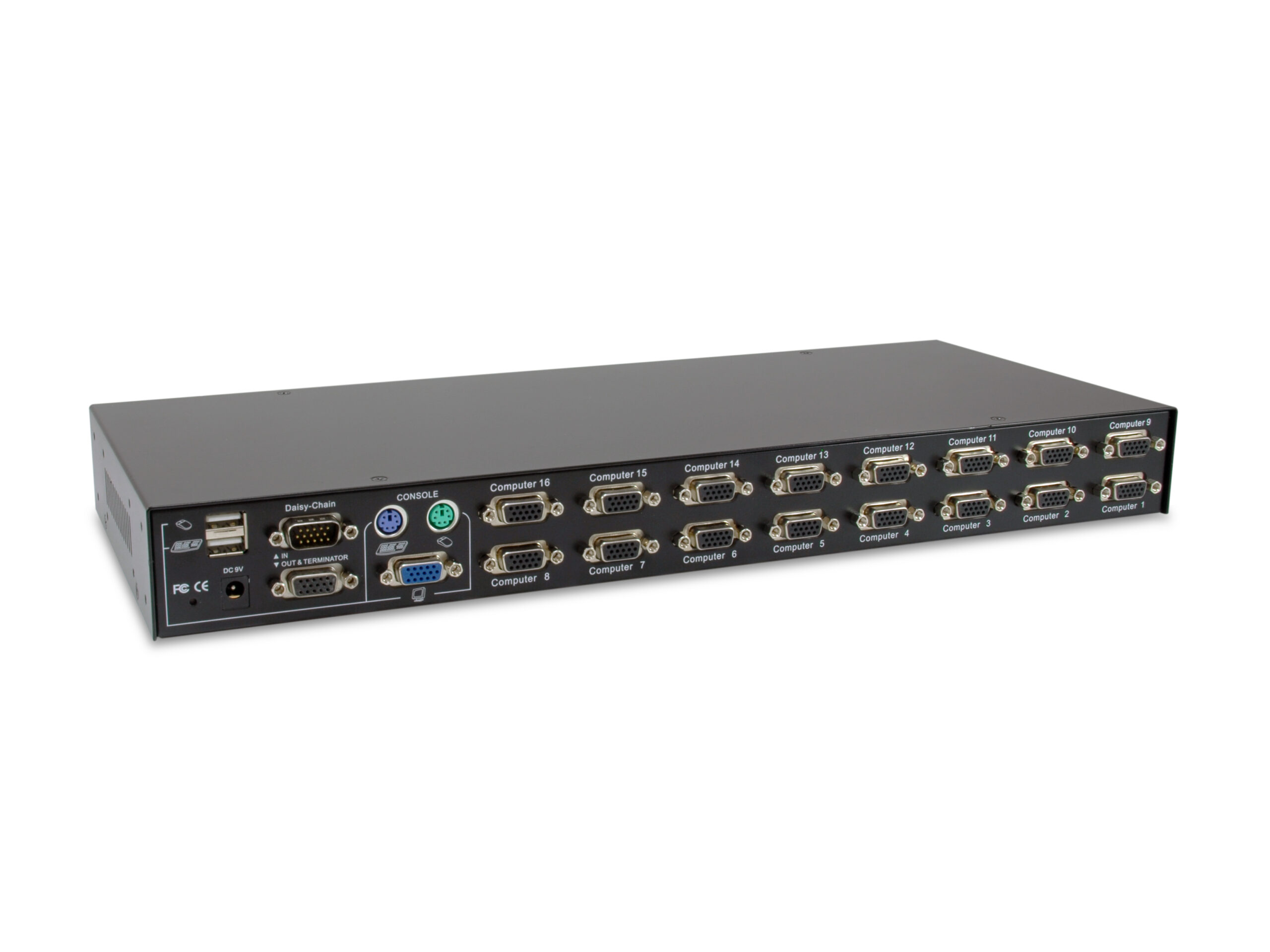 LevelOne KVM-3216 KVM-switch Rack-montage Zwart - Afbeelding 3