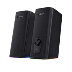 Trust GXT 612 CETIC Bluetooth Speaker – Bluetooth speaker set – Bedraad & draadloos – RGB‑verlichting – USB‑gevoed – Zwart
