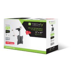 Techly ICA-CPLB 222 tv-bevestiging 94 cm (37") Zwart, Zilver - Afbeelding 3