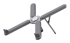 Trust Macy Opvouwbare aluminium laptopstandaard – ergonomische laptopstandaard – opvouwbaar ontwerp – Aluminium/Grijs - Afbeelding 2