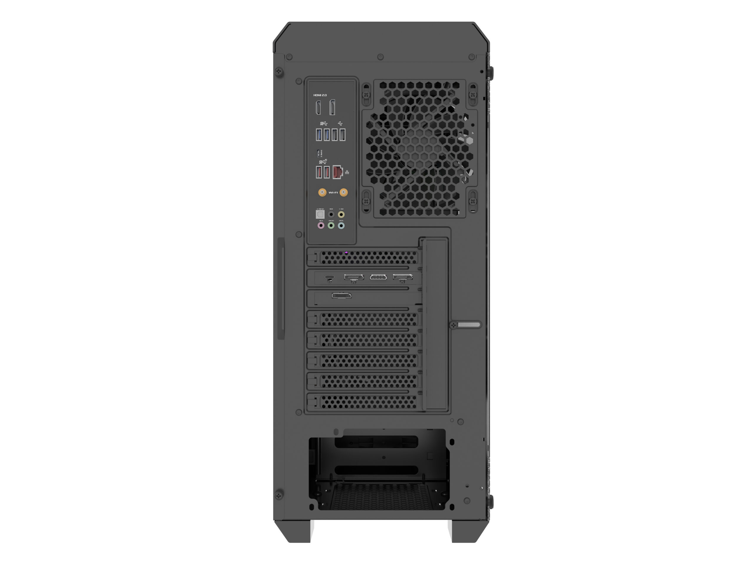 GENESIS Irid 505F Midi Tower Zwart - Afbeelding 4