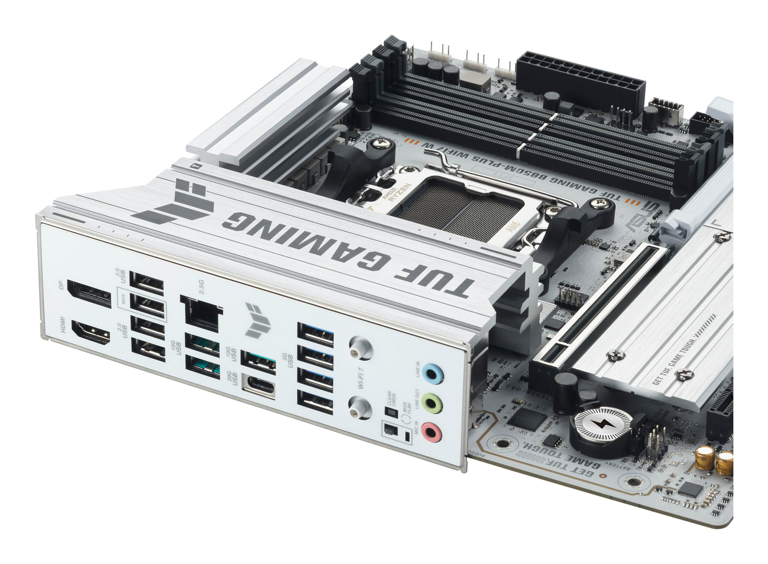 ASUS TUF GAMING B850M-PLUS WIFI7 W AMD B850 Socket AM5 micro ATX - Afbeelding 8
